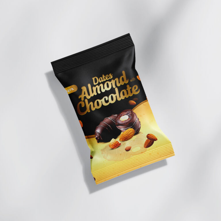 AL KHARJ DATES CHOCOLATE POUCH DESIGN